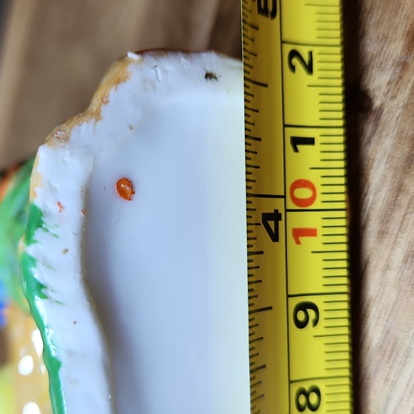 Lusterware Birds on a Fence Made in Japan Ceramic Vase 3 1/2" x 4" vinta… - Picture 5 of 12